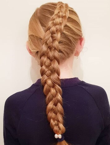 Cool Braided Hair Band With Nice Ponytail