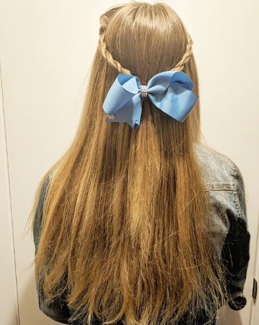 Cool Braided Hair Band With Nice Ponytail