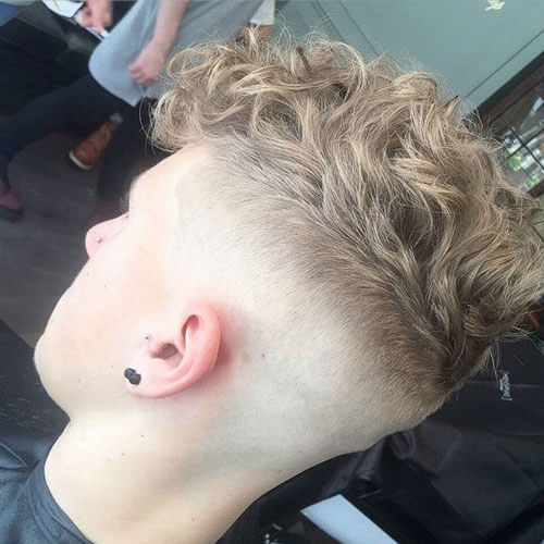 Curly And Wavy Top With Undercut