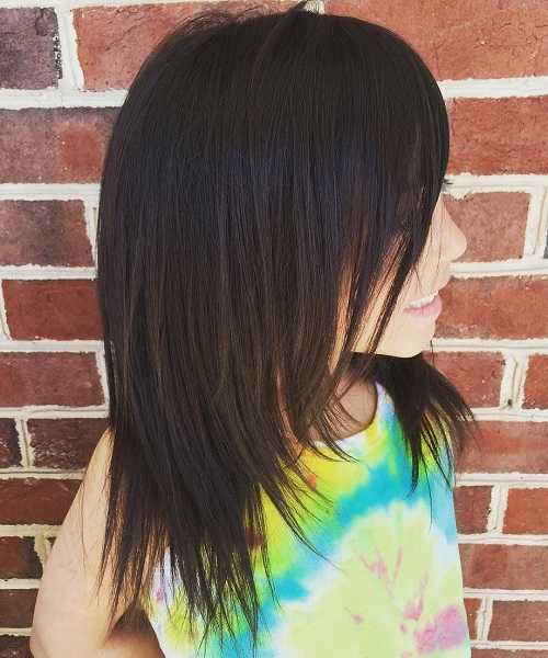 Medium Length Hair With Edgy Tips