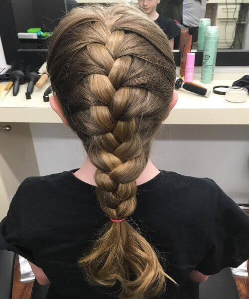 Elsa’s Braid For Shorter Hair
