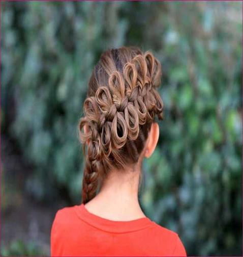 French With Bow Braided Design 