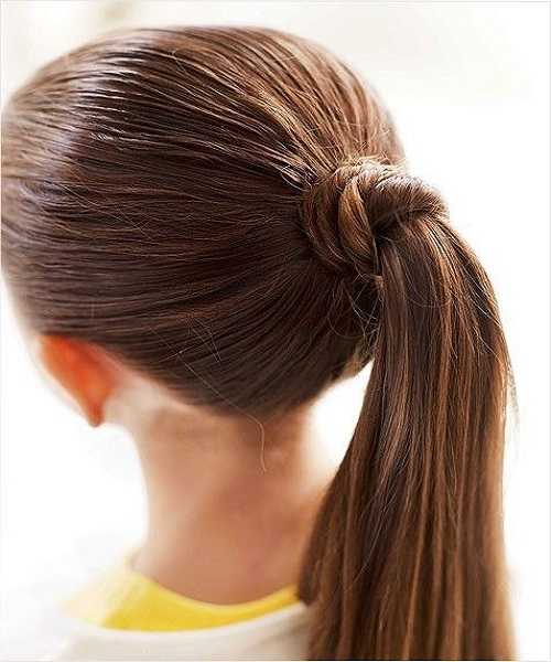 Simple And Messy Ponytail