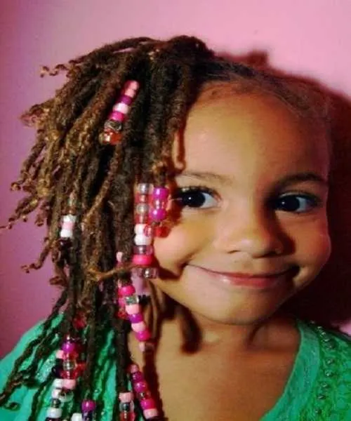 Tight Combed Back With Side Dreadlocks