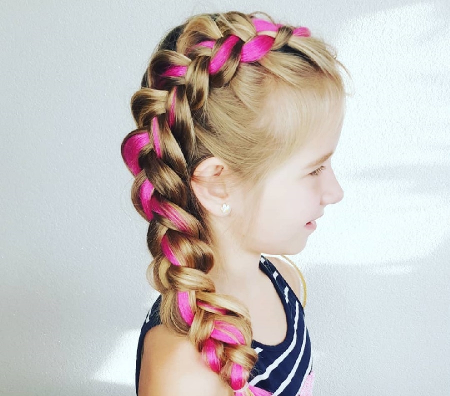 elsa braid with extension