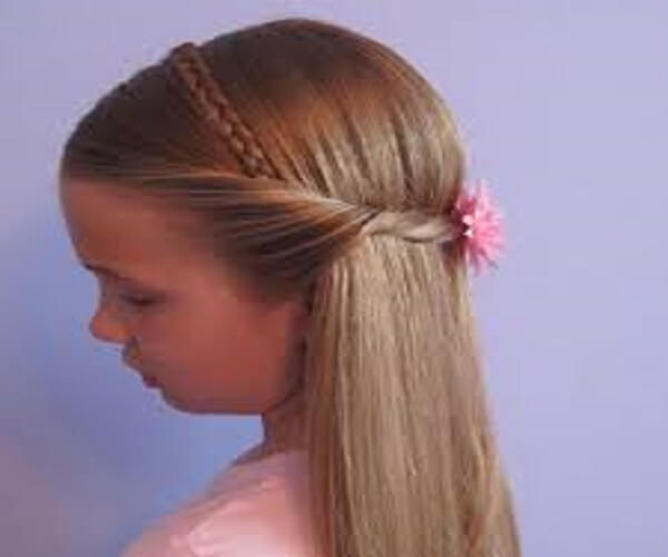 Low Twisted Ponytail