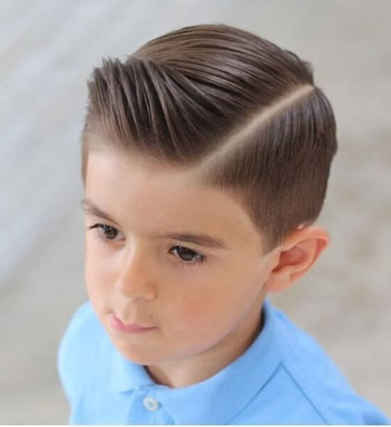 Dapper Side Parted Hairstyle