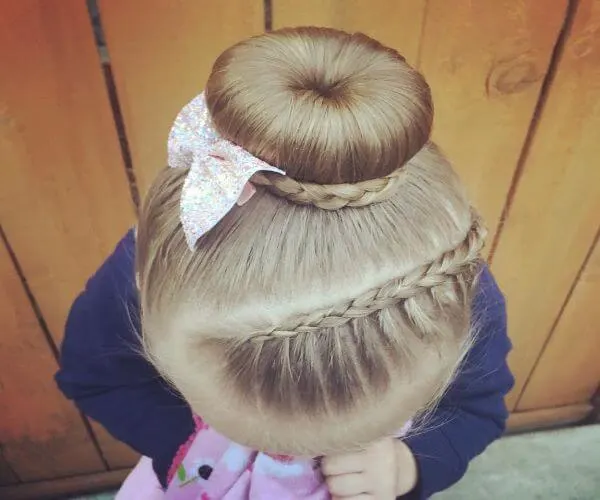 Dutch Braid Hair Bun