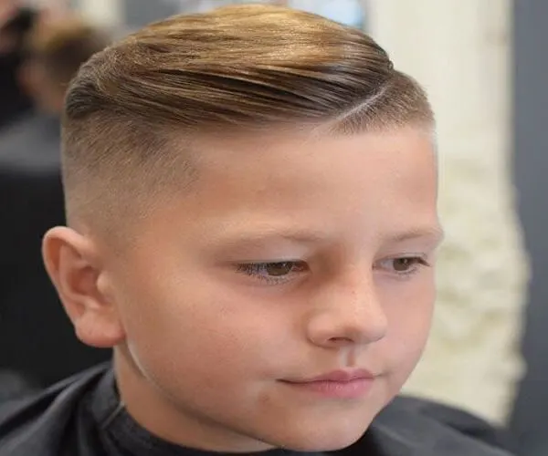 Side Swept Haircut With A Shaved Undercut