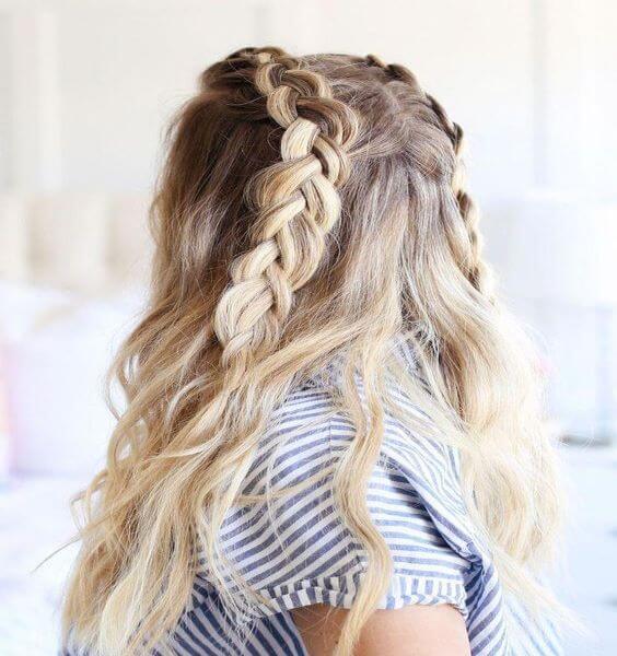 Soft Dutch Braided Hairstyle