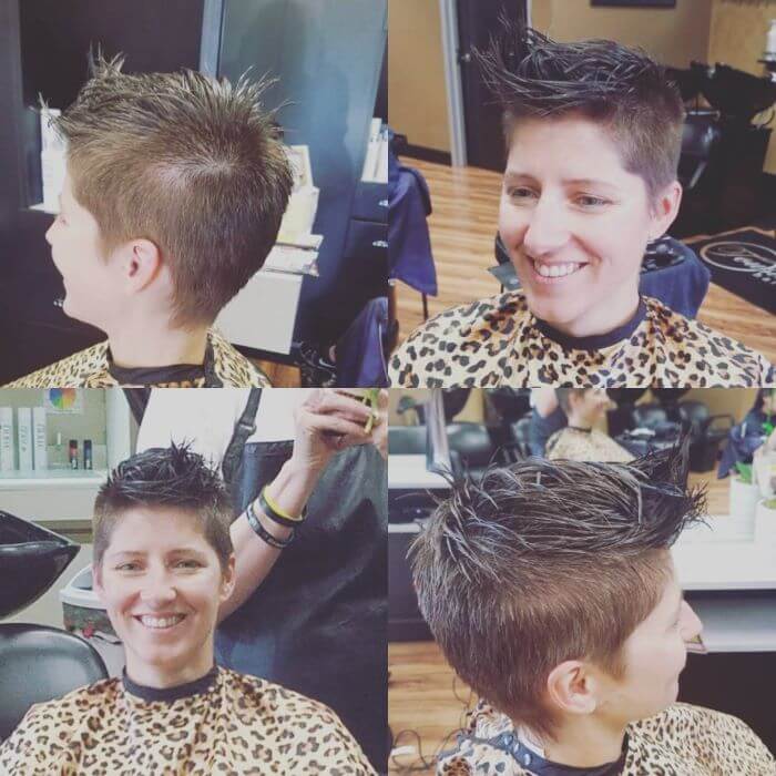 Long and Tousled Top With Short Sides