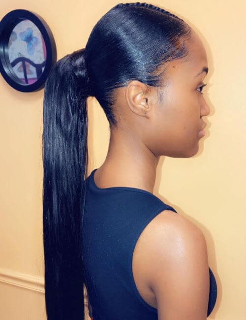 Single Long Ponytail