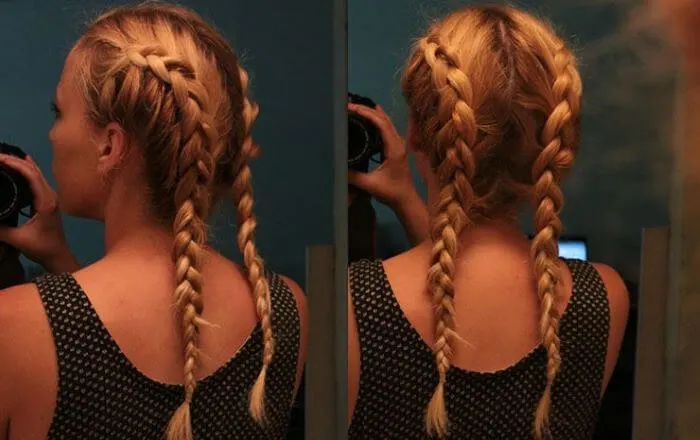 Dutch Braid Pigtail