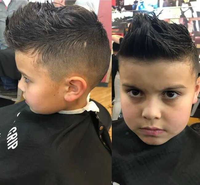 Faux Hawk Hairstyle With Shorter Sides