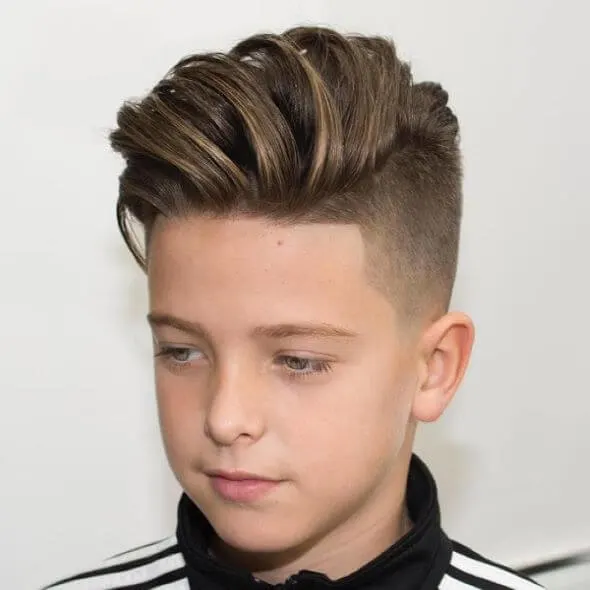 Quiff Haircut With a Tapered Undercut