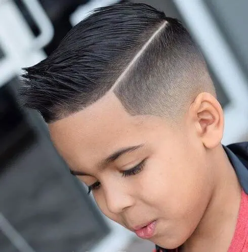 Spiky Hairstyle With A Low Fade