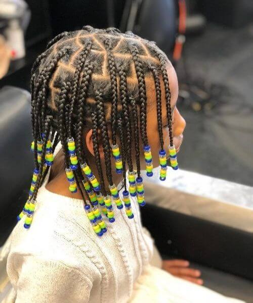 Braided Hairstyle With Accessories