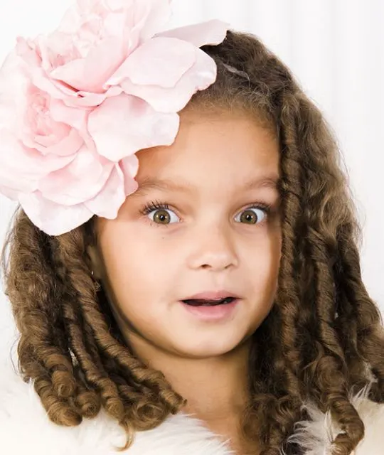 Ringlets With A Floral Headband