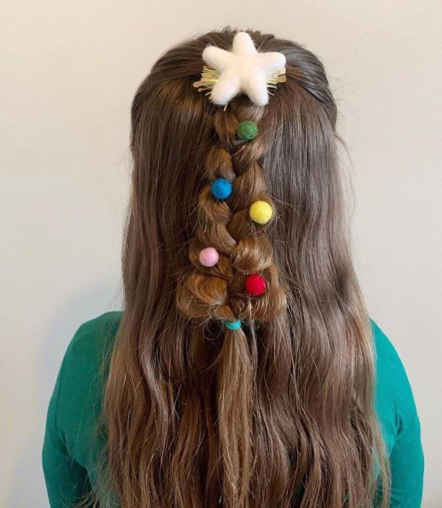 Elegant Easy Christmas Hairstyles For Girls This Holiday Season