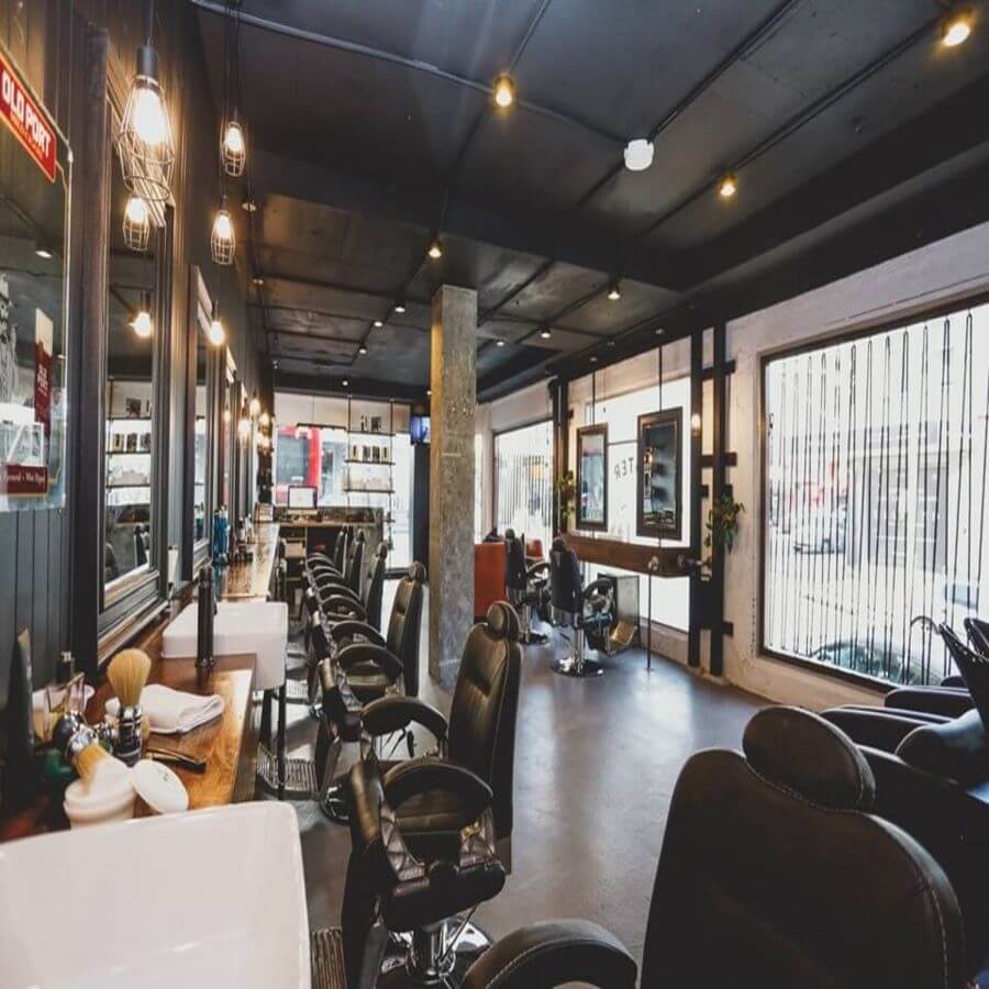 A Barber Shop Has Decidedly Masculine Environment (1)
