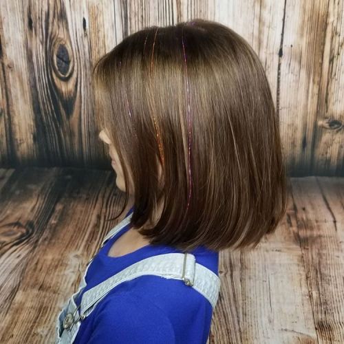 Cool Lob With Metallic Accents