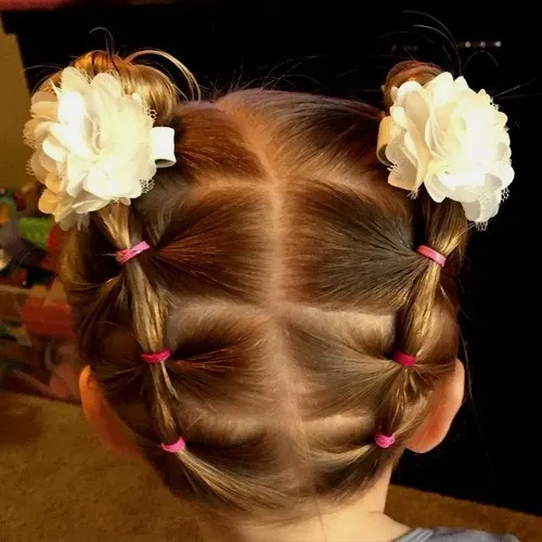 Cool Pigtails Updo