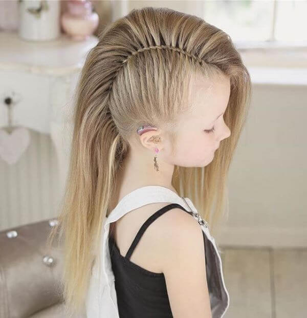 Half-Cut Mohawk Hairstyle