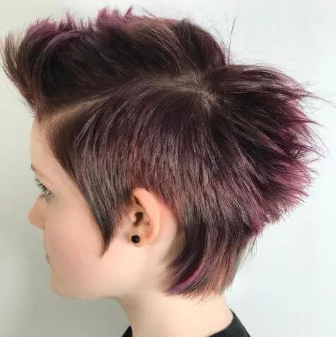 Modern Purple Mullet