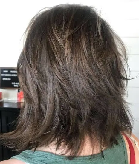Shoulder Length Edgy Hairstyle