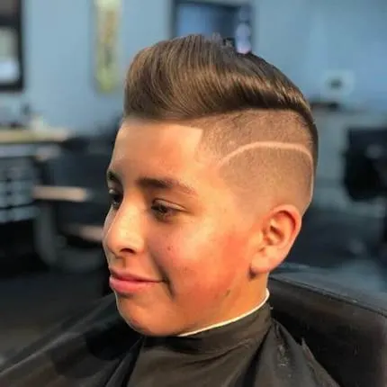 Textured Combover With Surgical Design