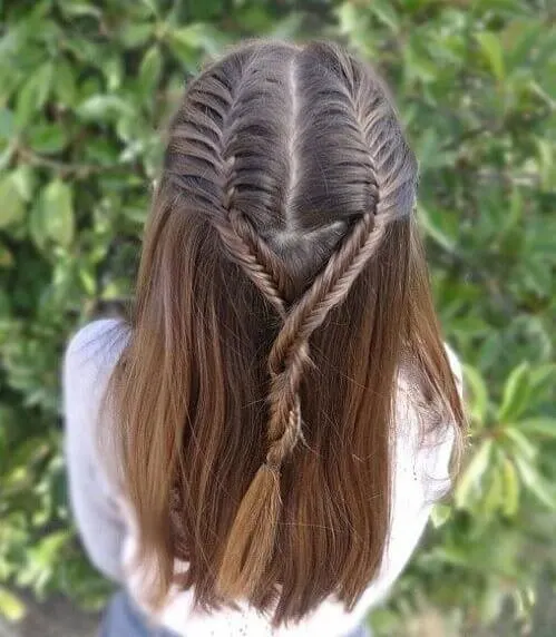 Twisted Fishtail Braids