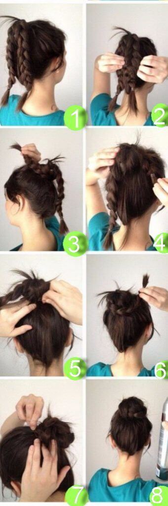  10-Minute Easy Braided Bun