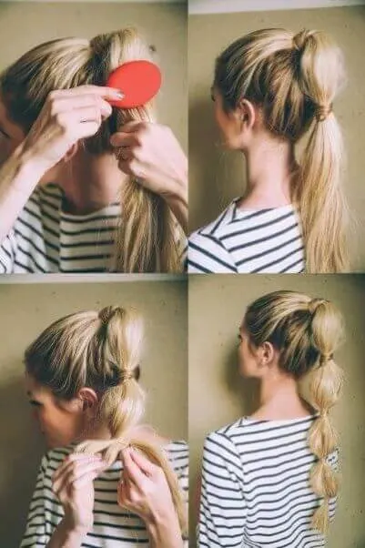 Quick Bubble Ponytail