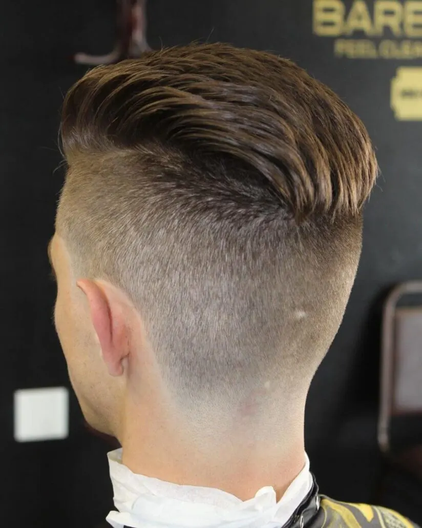 Combed Back With Tapered Undercut