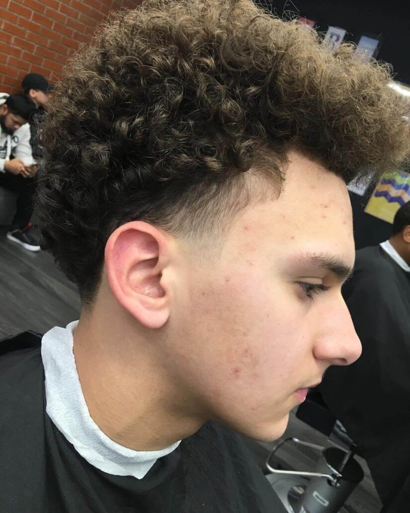 Temple Fade For Curly Hair
