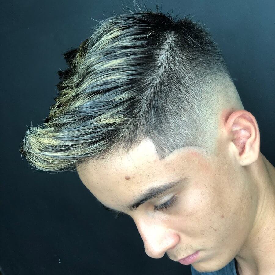 Short faux hawk hairstyle for boys