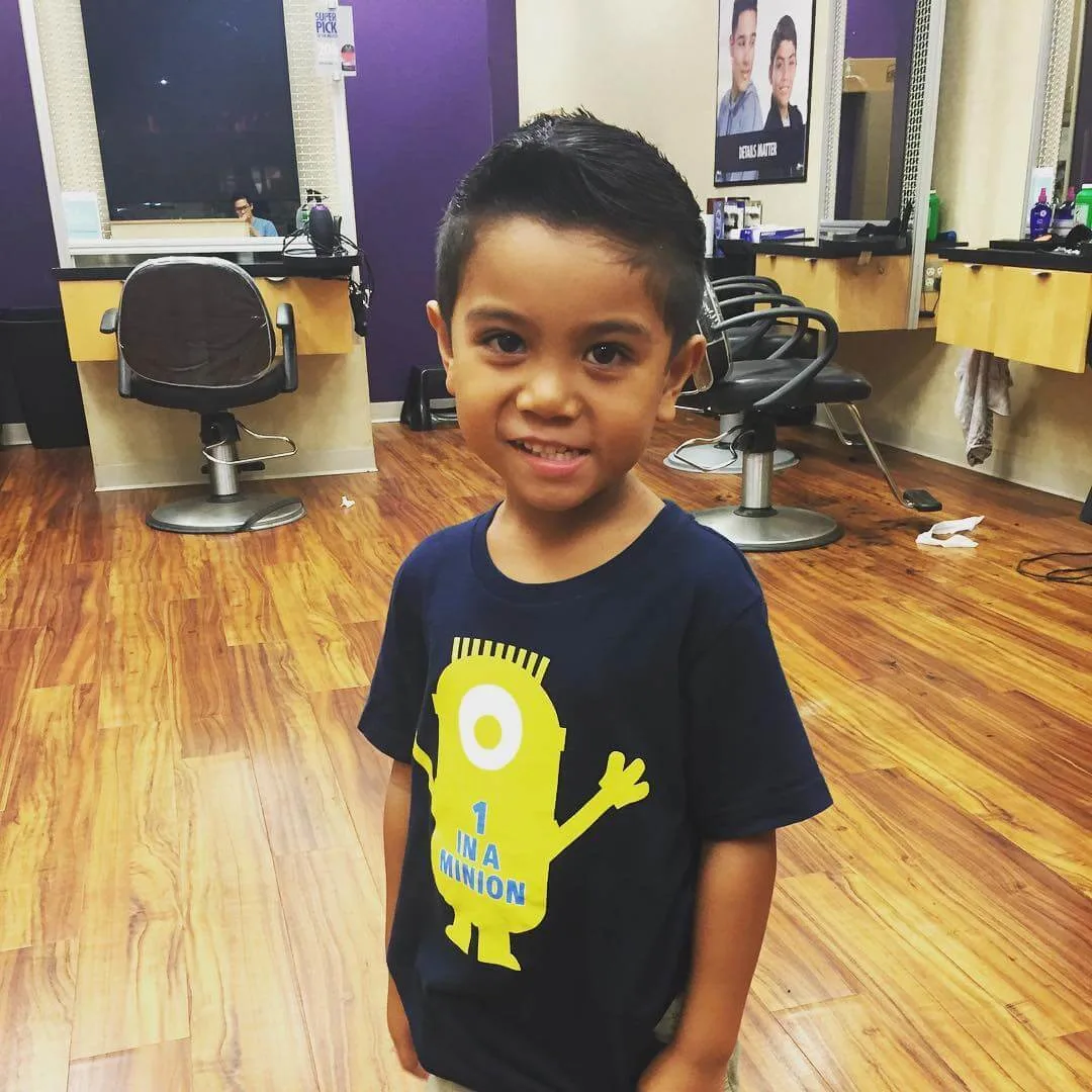 short faux hawk haircut for kid