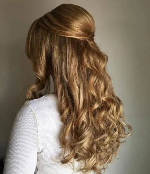 Royal-Approved Half Up Hairstyle