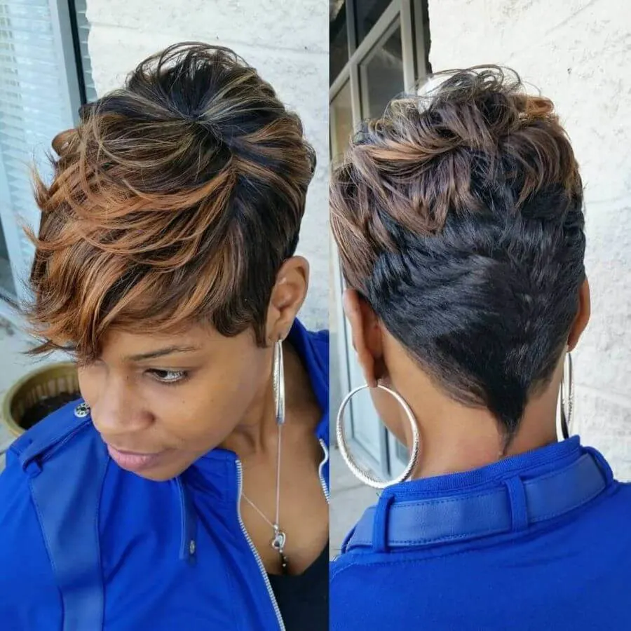 Short Hair With Edging