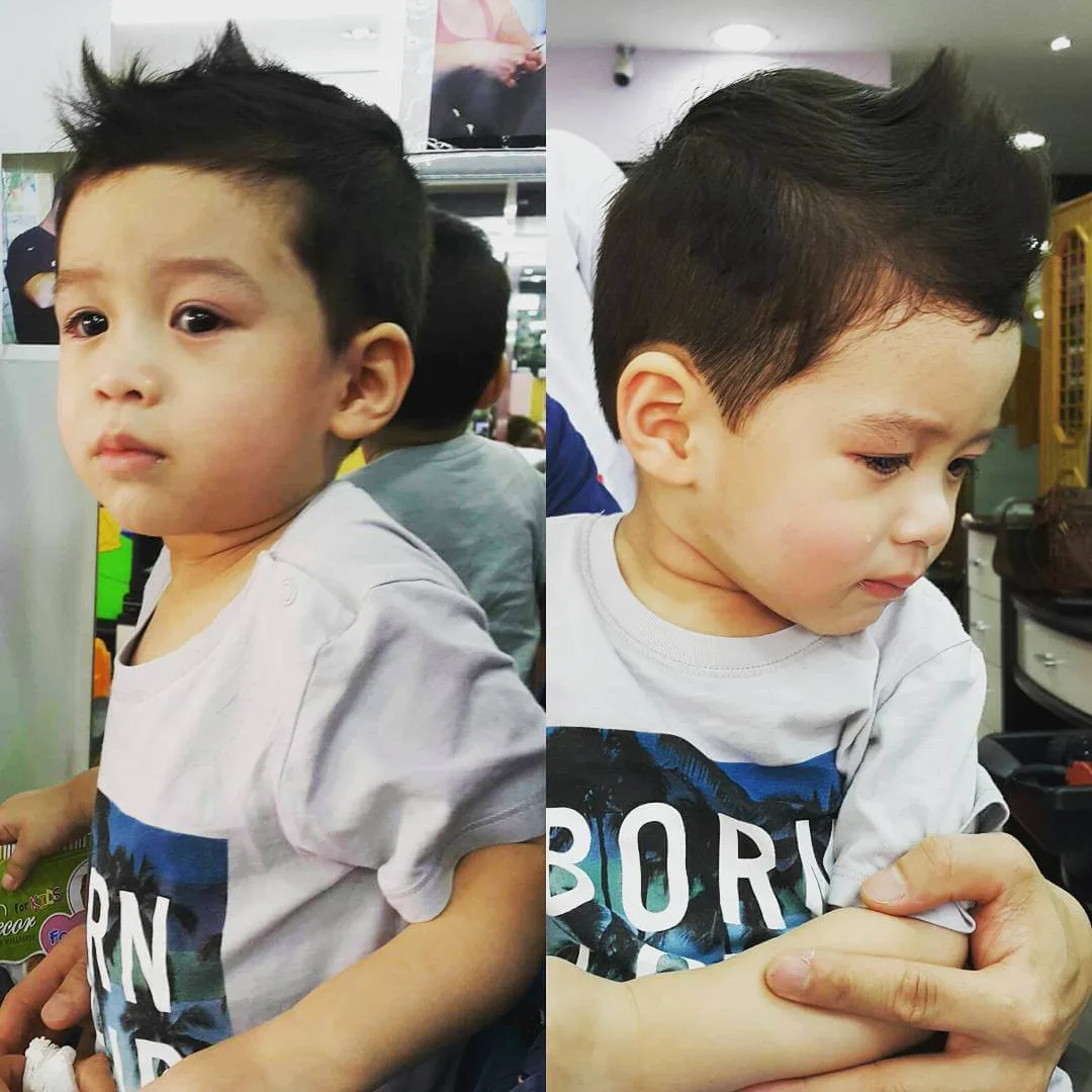 Short Faux Hawk Haircut for Kids