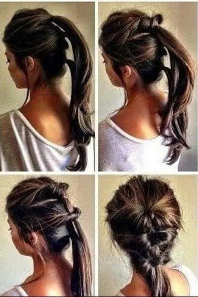 Twist Braided Ponytail