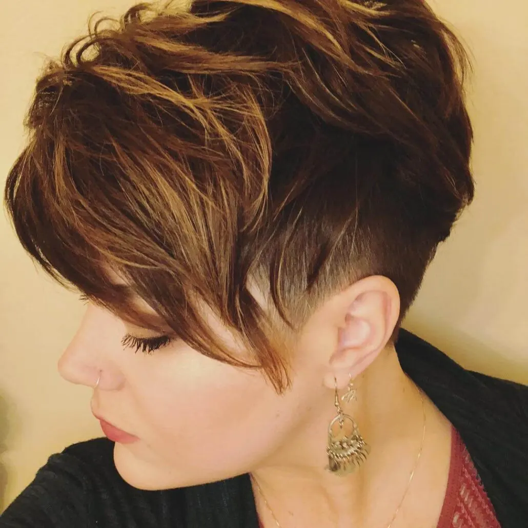 Asymmetrical Choppy Pixie