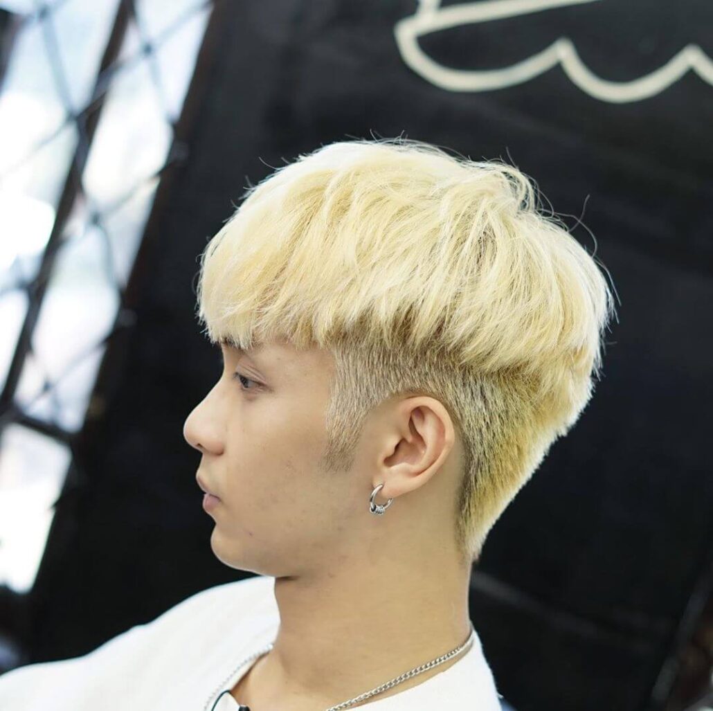 Blonde Korean Hairstyle