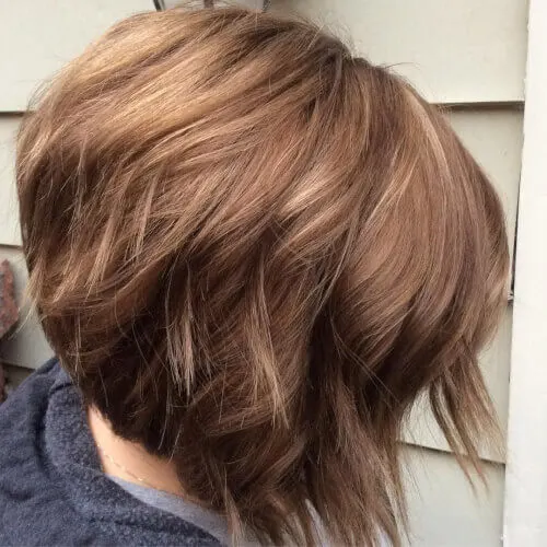 Voluminous Asymmetrical Bob