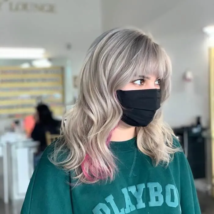 Wavy Sides With Chopped Bangs