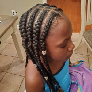 20 Cute Braids With Beads Hairstyles For toddlers