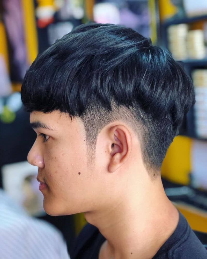 Edgy Two Block Hairstyle