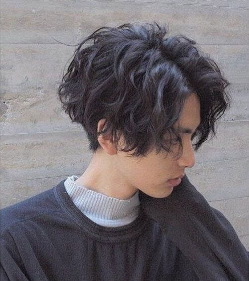 Long Messy Two Block Haircut