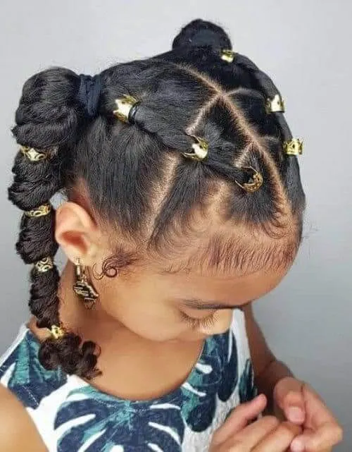 Pigtails Braids With Beads