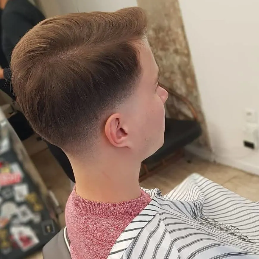 Side Swept With Low Fade